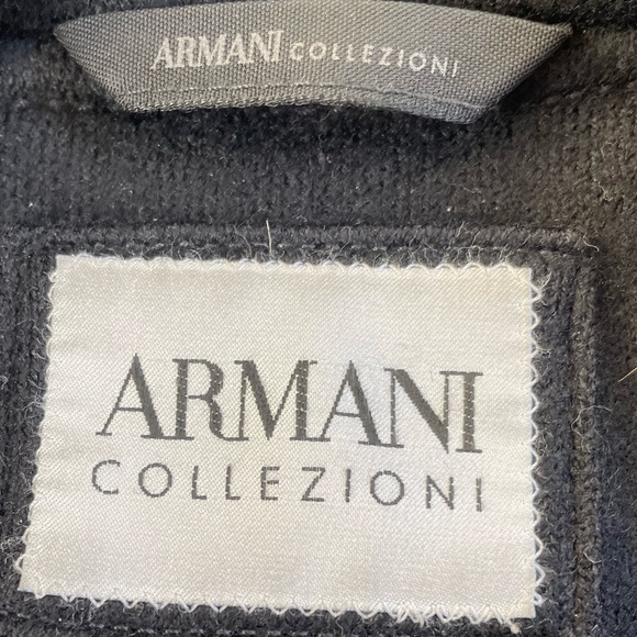 ARMANI (Collezioni) Black Bomber Jacket (USA:42, EU:52) - Picture 3 of 5